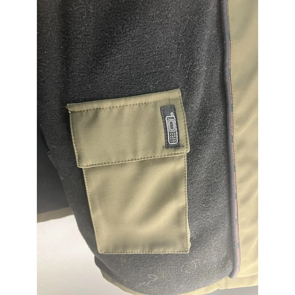 Mens‎ Weatherproof Garment Co. Water & Wind Resistant  Jacket Olive Green Large